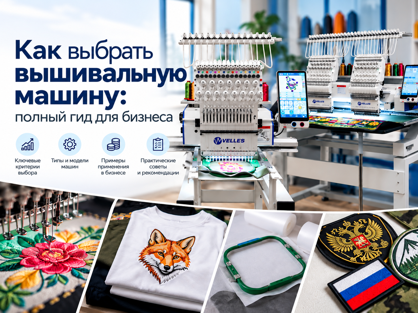 Как выбрать вышивальную машину: полный гид для бизнеса